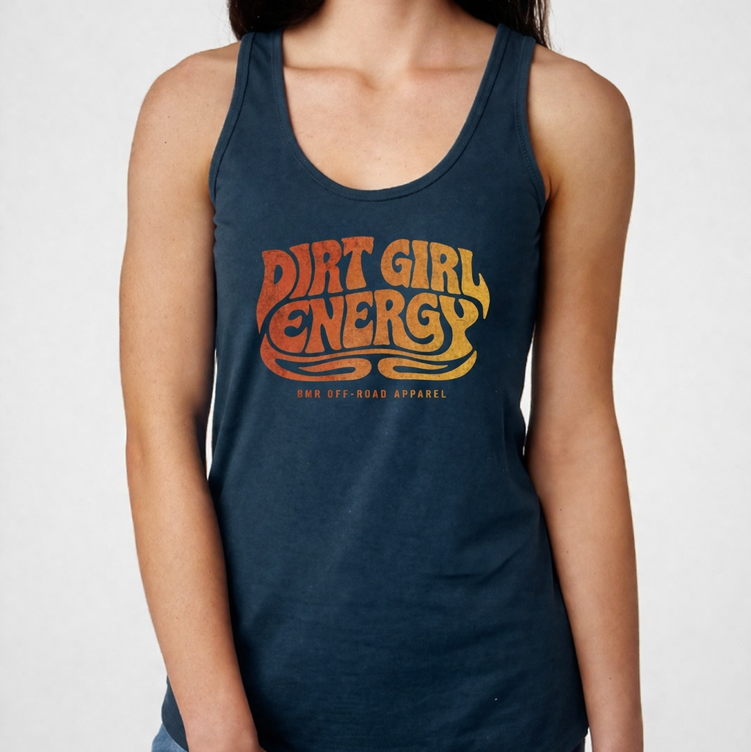 Ladies DIRT GIRL ENERGY Racer back Tank