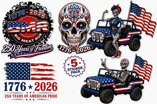 BMR™ Patriotic Sticker Pack