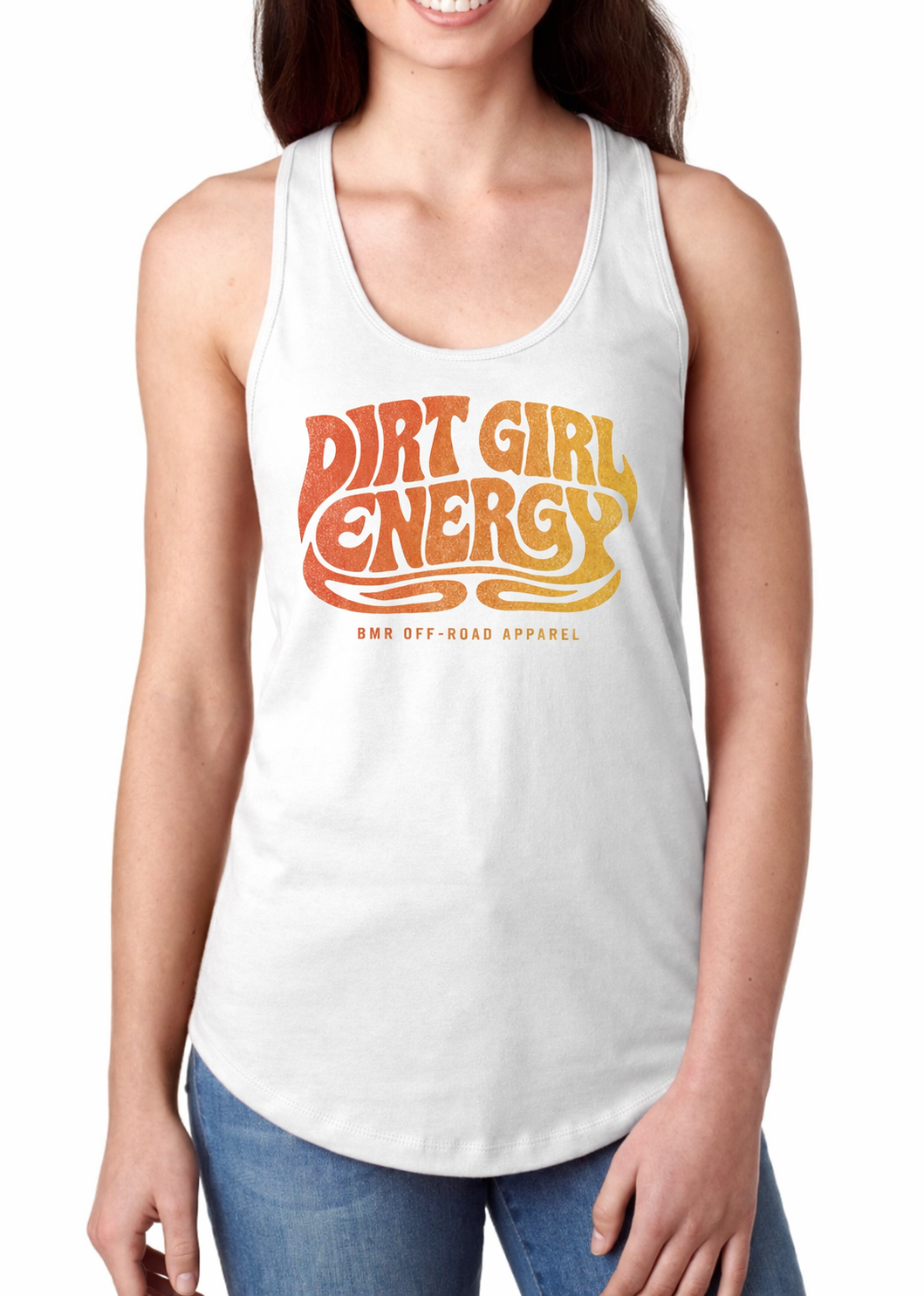 Ladies DIRT GIRL ENERGY Racer back Tank
