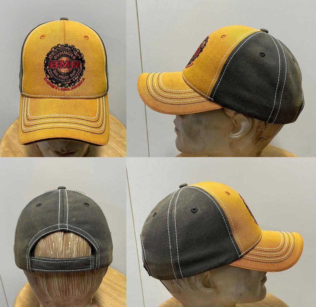 Orange Acid Washed Ball Cap