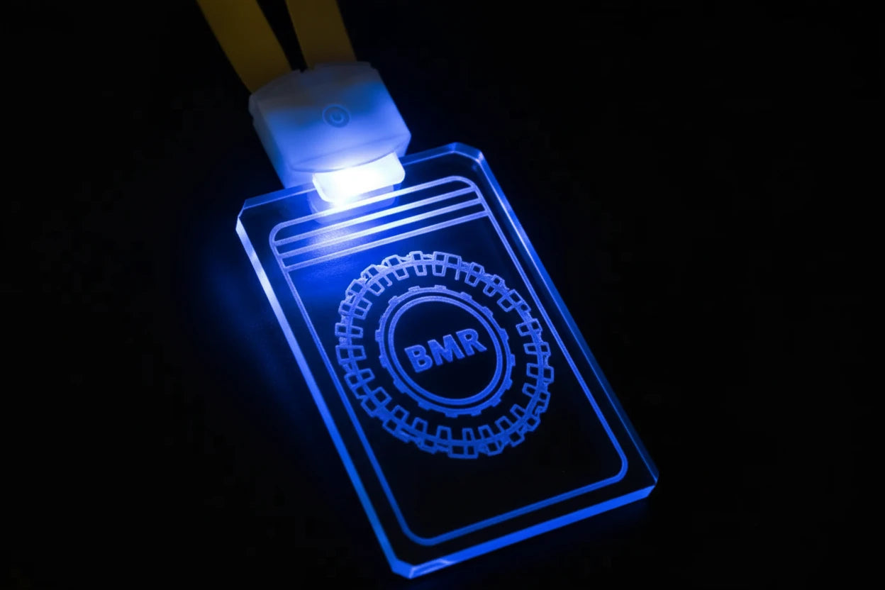 Custom LED BMR Light Up Lanyard
