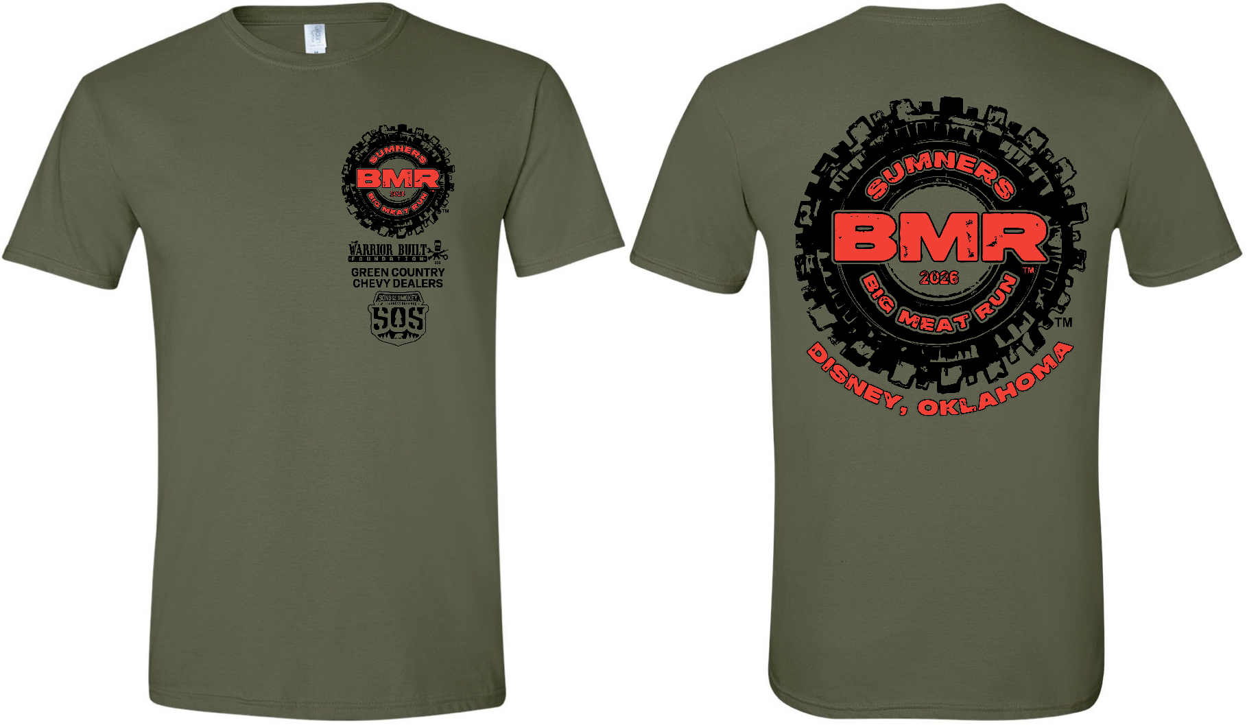 2026 Official BMR T-Shirt- FREE Sticker with Pre-purchase